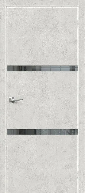 Дверь ЭКО Браво-2.55 Look Art Mirox Grey 2000х700: фотография 1