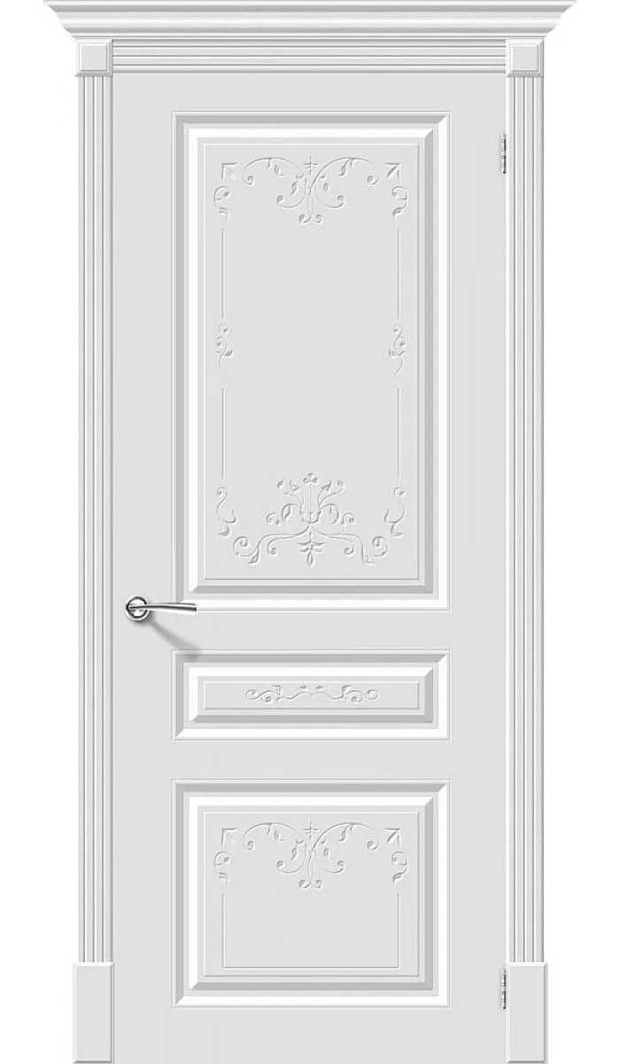 Дверь эмаль Скинни-14 Аrt Whitey 2000х900: фотография 1 превью