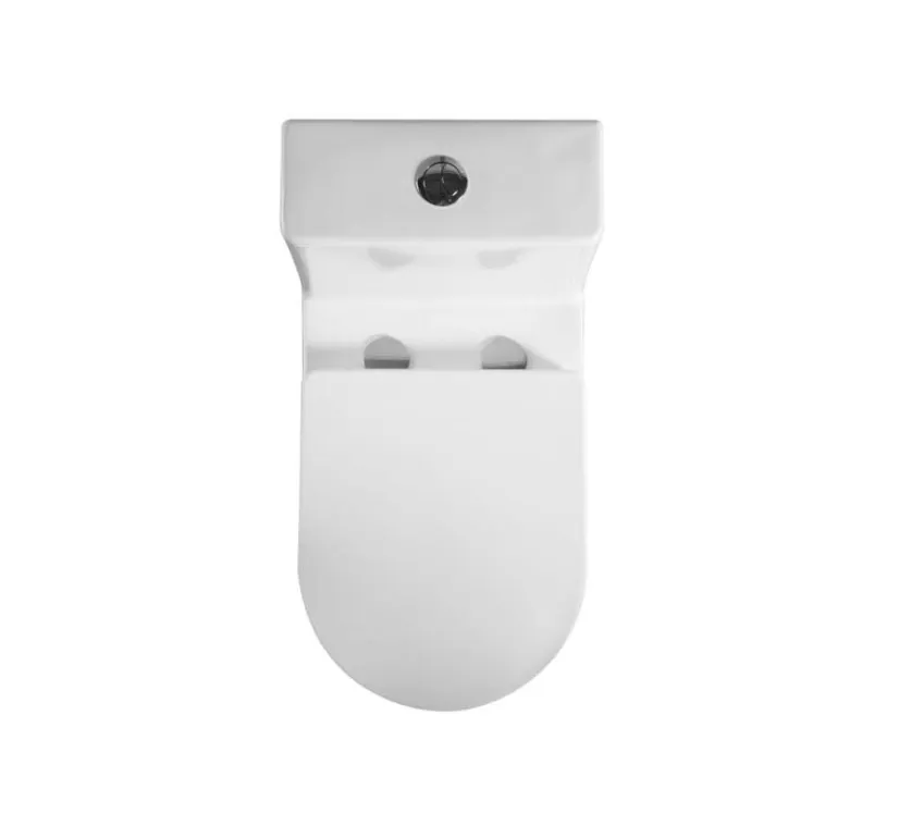 Унитаз-моноблок напольный, безободковый, система смыва торнадо, Aquatek AQ2816T-00 Гелиос, 670х350х760, крышка-сиденье дюропласт soft-close: фотография 2 превью