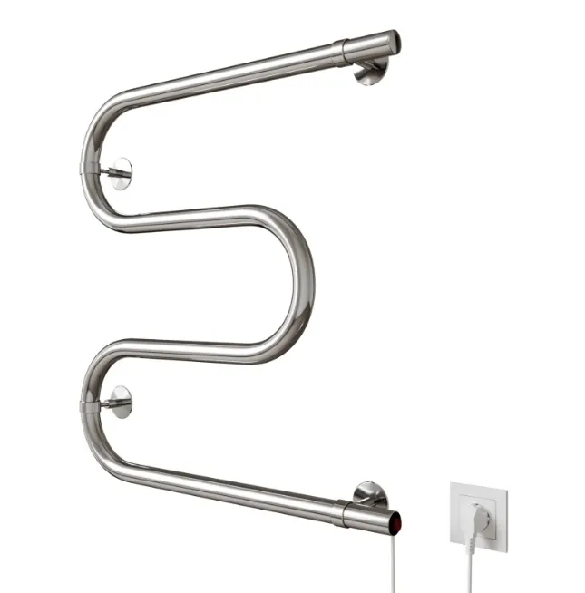 Полотенцесушитель Mixline Simple M 50x50 кнопочный выключатель, 153 Вт: фотография 1 превью