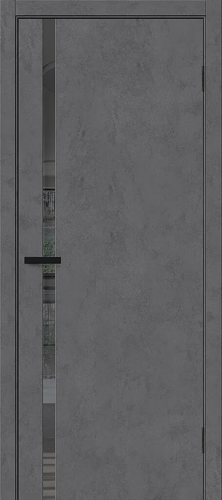 Дверь Браво-1.55 Slate Art стекло Mirox Grey 2000х800 : фотография 1