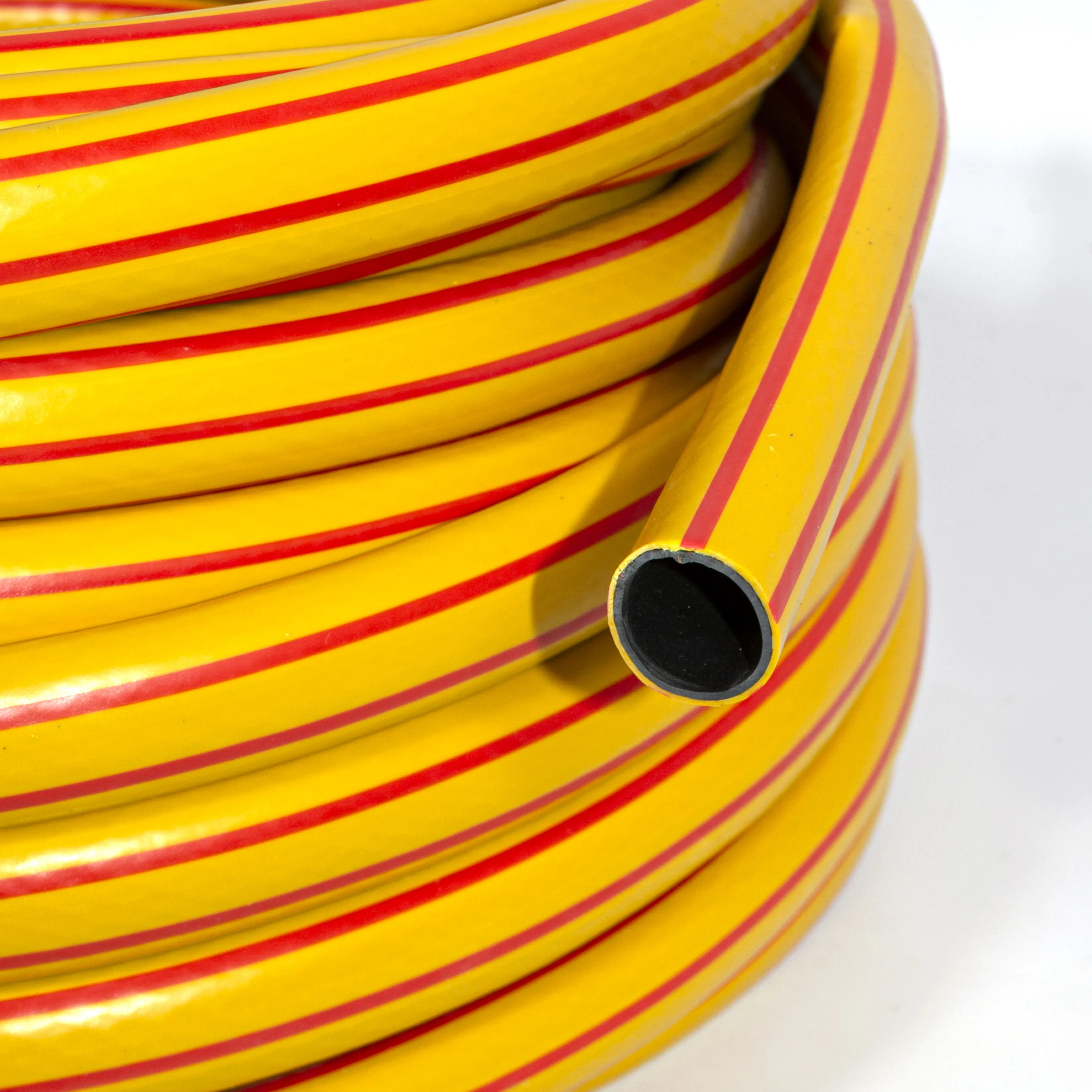 Шланг 3/4&quot;х25м, армированный, желтый, стенка 2,0мм, Акварель: фотография 2 превью
