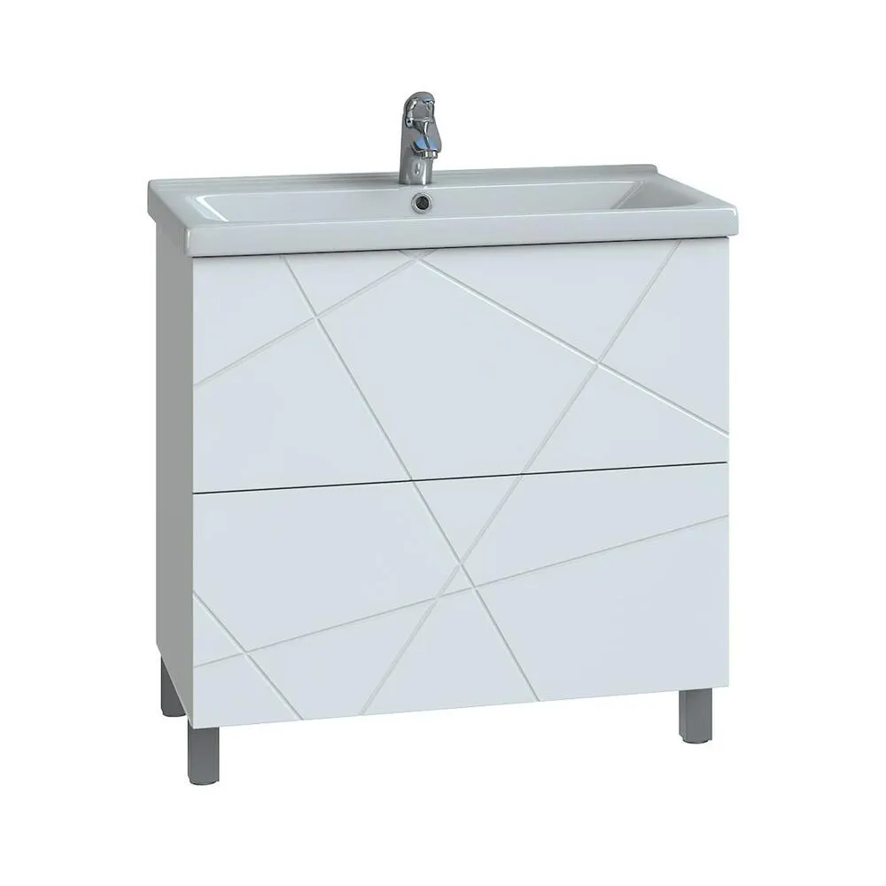 Тумбы Geometry 2-1000 под умывальник Миранда 100: фотография 1 превью