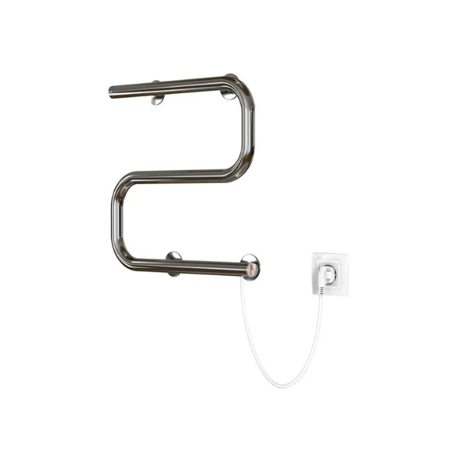 Полотенцесушитель Mixline Simple S 40x40 кнопочный выключатель, 100 Вт: фотография 1 превью
