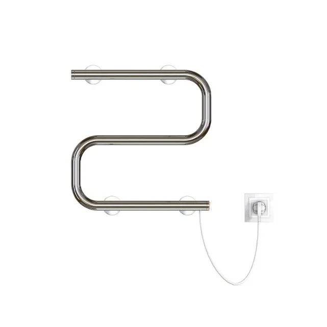 Полотенцесушитель Mixline Simple S 40x40 кнопочный выключатель, 100 Вт: фотография 0 превью