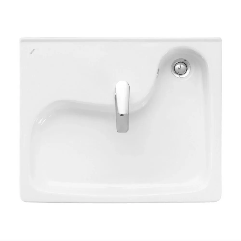Раковина Santek Клио 60х51 с кронштейнами 1WH501770: фотография 2 превью
