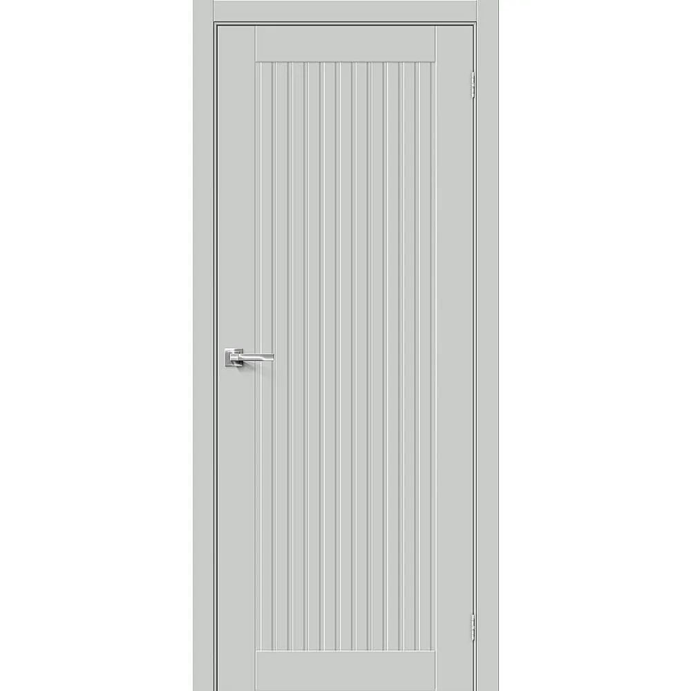 Дверь ПЭТ Браво-40 Grey Silk 2000х900: фотография 1 превью