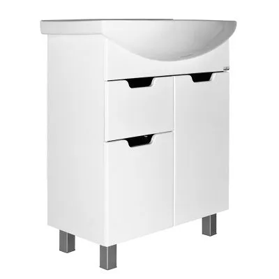 Тумба "ПРОМЕТЕЙ-65" под умывальник BEST-65 ПВХ: фотография 1