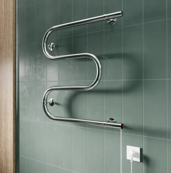 Полотенцесушитель Mixline Simple M 50x50 кнопочный выключатель, 153 Вт: фотография 2 превью
