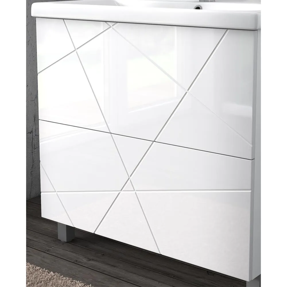 Тумбы Geometry 2-1000 под умывальник Миранда 100: фотография 0 превью