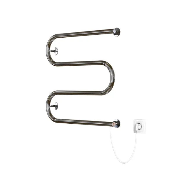 Полотенцесушитель Mixline Simple M 60x60 кнопочный выключатель, 222 Вт: фотография 0 превью