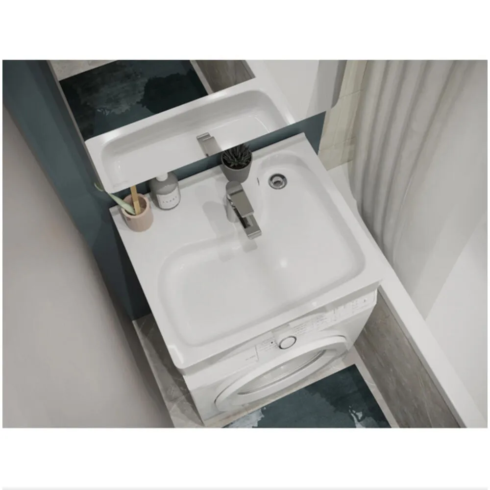 Раковина Santek Клио 60х51 с кронштейнами 1WH501770: фотография 3 превью