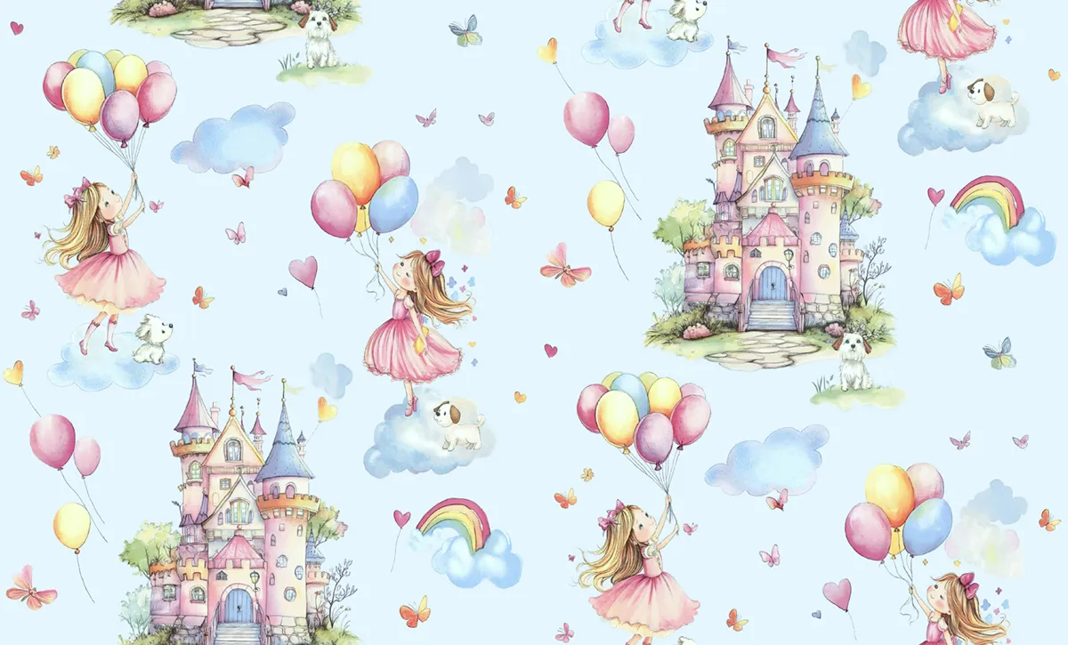 60948-04 Обои "Erismann" 1,06х10м компакт винил на флизе Kid`s Story : фотография 1