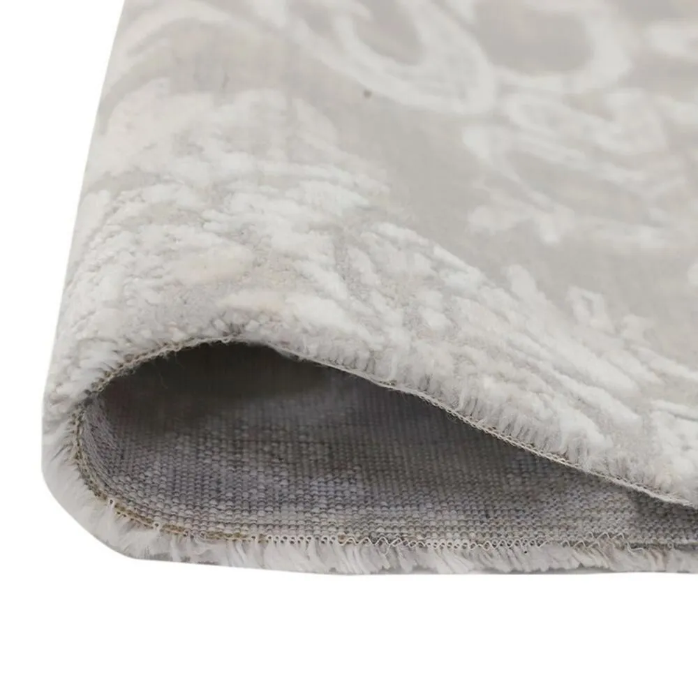 Ковровое покрытие  Victoria Lux 04660A 56-Z8ZS l.grey/cream  3м: фотография 4 превью