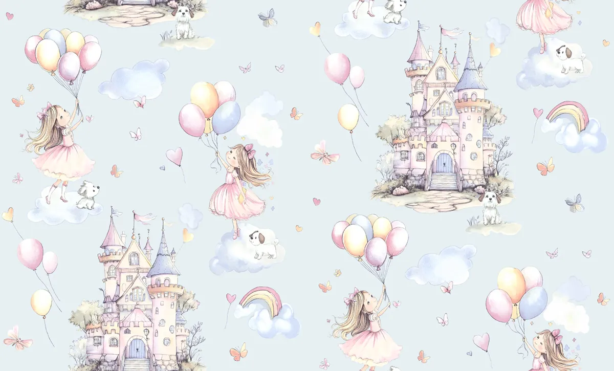 60948-03 Обои "Erismann"  1,06х10м компакт винил на флизе Kid`s Story : фотография 1