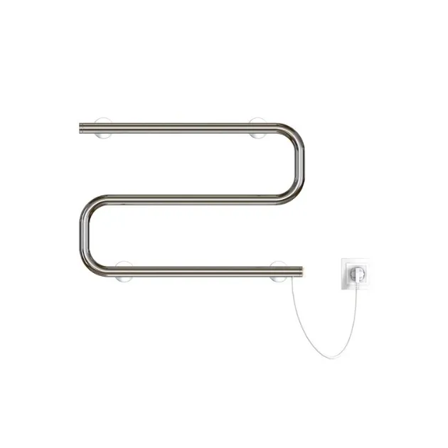 Полотенцесушитель Mixline Simple S 40x60 кнопочный выключатель, 146 Вт: фотография 0 превью