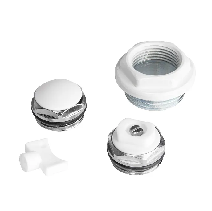 Комплект монтажный для подключения радиатора 3/4" Royal Thermo белый: фотография 1 превью