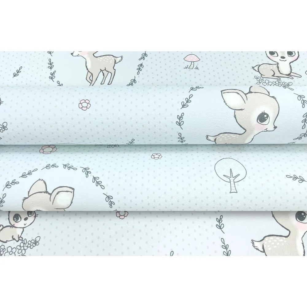 60668-05 Обои "Erismann"  1,06х10 м компакт винил на флизе It`s My ROOM оленята : фотография 3 превью