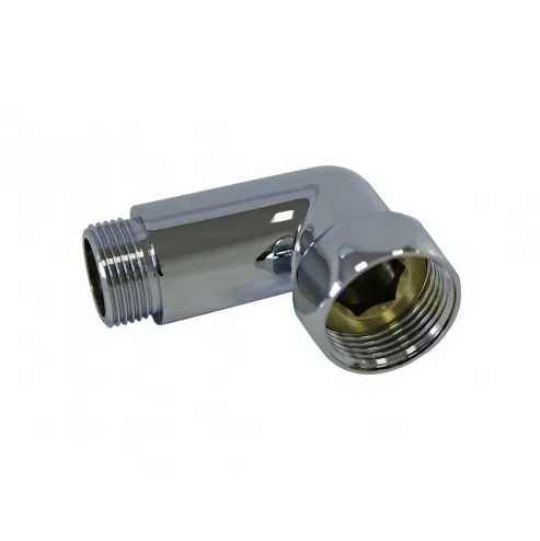 Угловое соединение 1"х1/2" ВР-НР хром: фотография 1