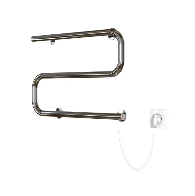 Полотенцесушитель Mixline Simple S 40x60 кнопочный выключатель, 146 Вт: фотография 1 превью
