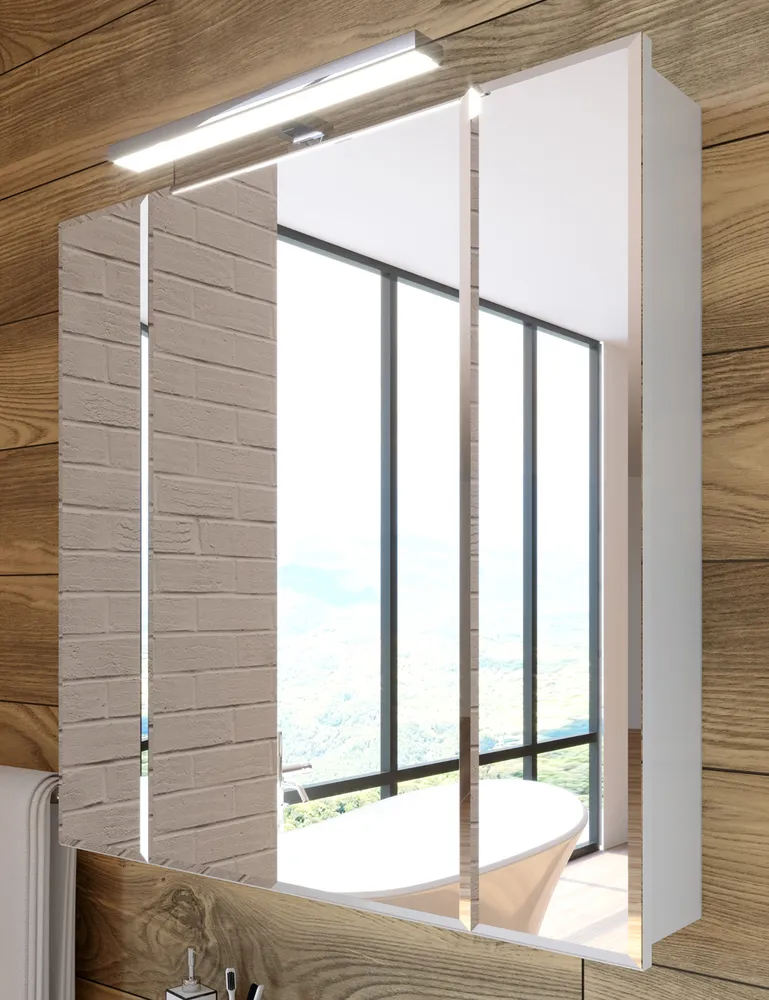 Зеркальный шкаф Pllaza 700 new: фотография 0 превью