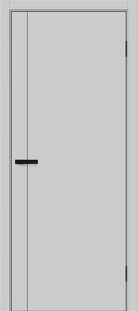 Дверь ПЭТ Браво-0.10.П Grey Silk (BS:P3/K4) 2000х800: фотография 1