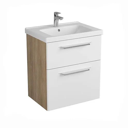 Тумба DIBORG Lande 65 2 ящика, Дуб 77.6228: фотография 1