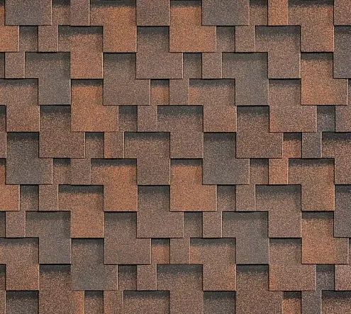 Гибкая черепица, Технониколь Фокстрот, Кедр 3м²: фотография 1