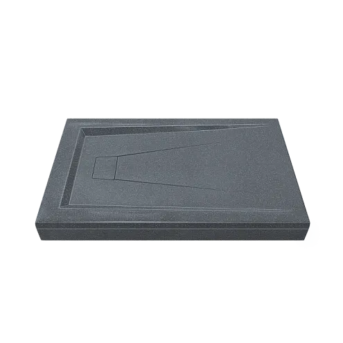 Поддон литьевой Атриум 1200х800 Грей: фотография 1