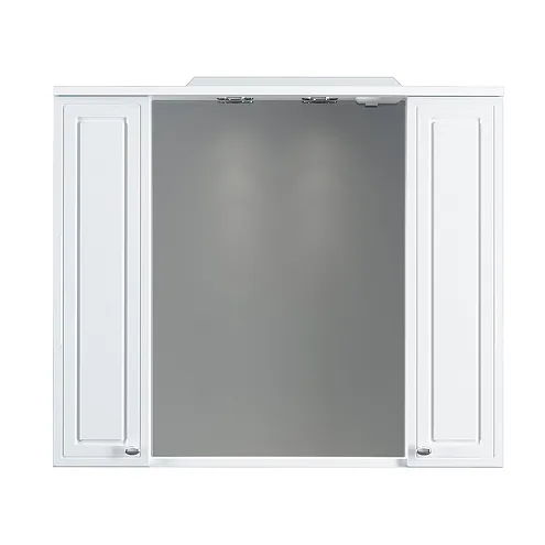 Зеркало-шкаф Damixa Palace One M41MPX0851WG белый глянцевый с подсветкой: фотография 1