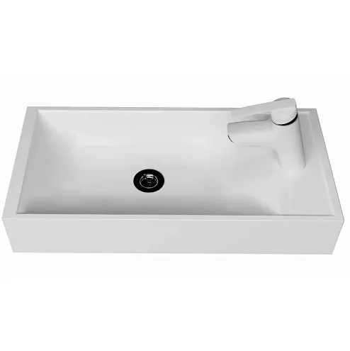 Раковина Серенити 40 накладная 396х228х90: фотография 1