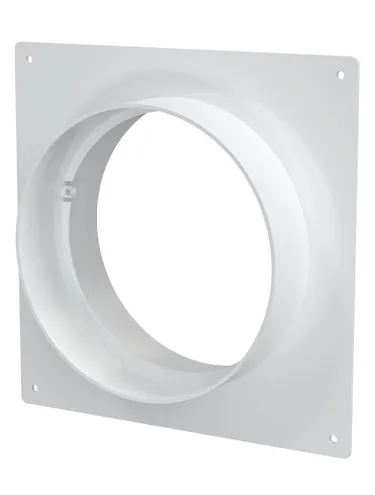 Соединитель канала круглый 12,5SKNP фланец D125 с накладной пластиной ERA: фотография 1