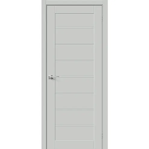 Дверь ПЭТ Браво-20 Grey Silk 2000х800: фотография 1