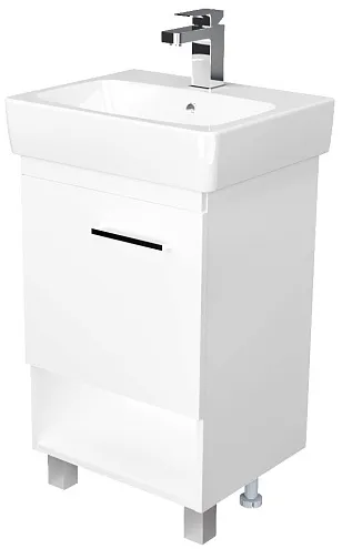 Тумба Tera 60Н 1 дверь Белый глянец: фотография 1