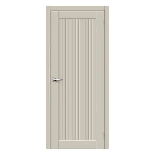 Дверь ПЭТ Браво-40 Cream Silk 2000х900: фотография 1