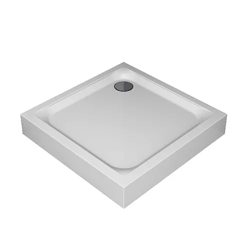Поддон душевой 90x90 AM.PM Gem W90T-403-090W с сифоном, белый: фотография 1