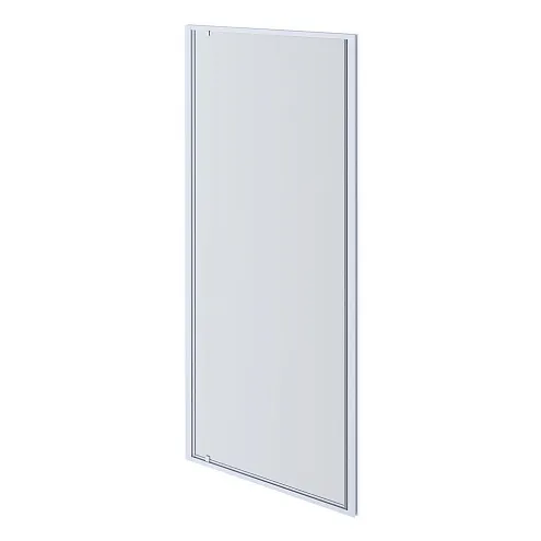 AQ ARI PI 09020CH Душевая дверь, распашная 90x200 профиль хром, стекло прозрачное: фотография 1