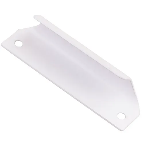 Ручка балконная металлическая белая: фотография 1