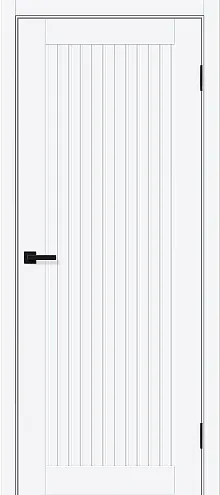 Дверь ПЭТ Браво-40 White Silk 2000х700: фотография 1