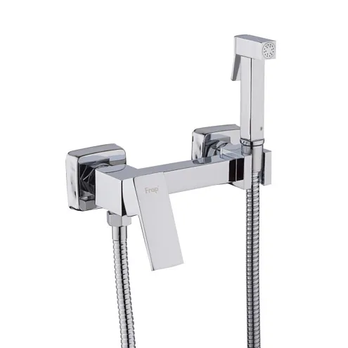 Смеситель с гигиенической лейкой F7504 хром: фотография 1