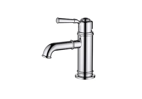 Смеситель для раковины 72 без донного клапана Aquatek AQ1510CR Классик: фотография 1