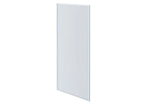 AQ ARI WA 09020CH Неподвижная душевая стенка 900x2000, для комбинации с дверью, профиль хром, стекло прозрачное: фотография 1