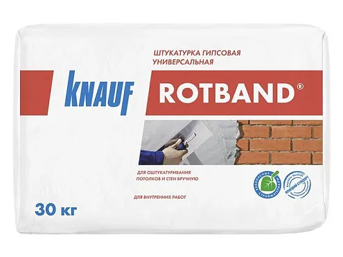 Штукатурка гипсовая КНАУФ-Ротбанд 30кг: фотография 1