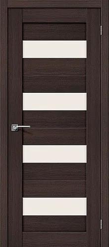 Дверь Браво 23 Wenge Melinga стекло Magic Fog 2000х800: фотография 1