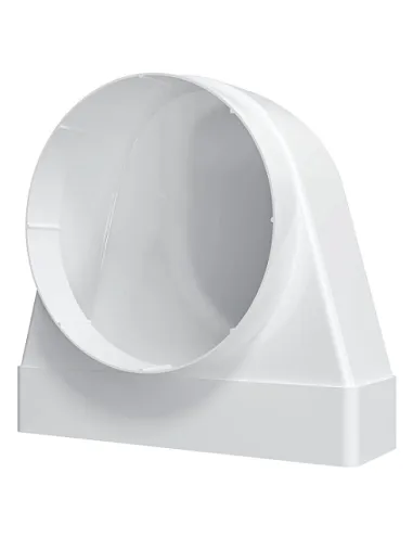 Соединитель угловой 620СК10КП D100 90° 60х204 ERA: фотография 1