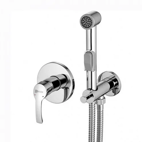 LM1119C "плюс Страйк" Смеситель с гигиеническим душем, встраиваемый, хром: фотография 1