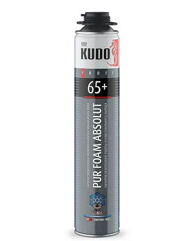 Пена монтажная KUDO PROFF 65+ ARKTIKA профессиональная зимняя: фотография 1