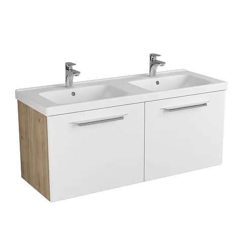 Тумба DIBORG Lande 125 2 ящика, Дуб 77.6219: фотография 1