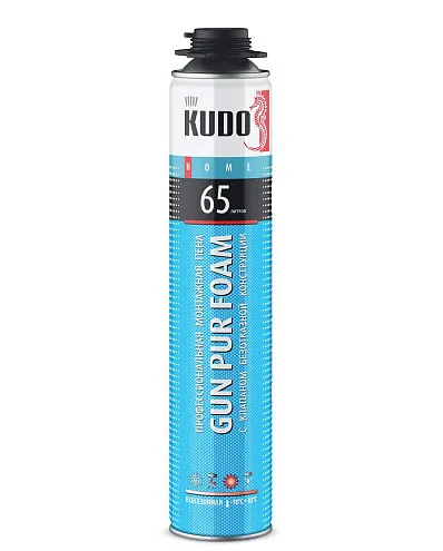 Пена монтажная KUDO HOME 65 профессиональная всесезонная : фотография 1