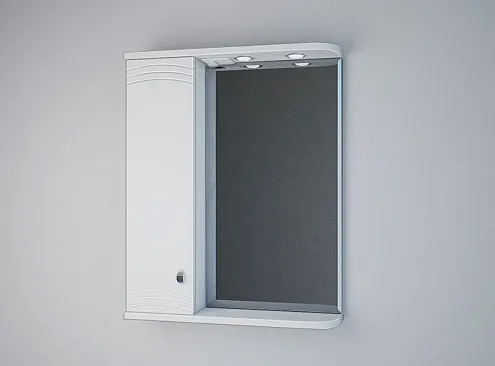 Зеркало Лира 55 арт.04  электрика, левое: фотография 1